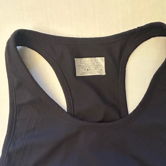 Athleta Speed Light Women's Black Racerback Tank Top Sz-S.  J7 - Picture 8 of 12